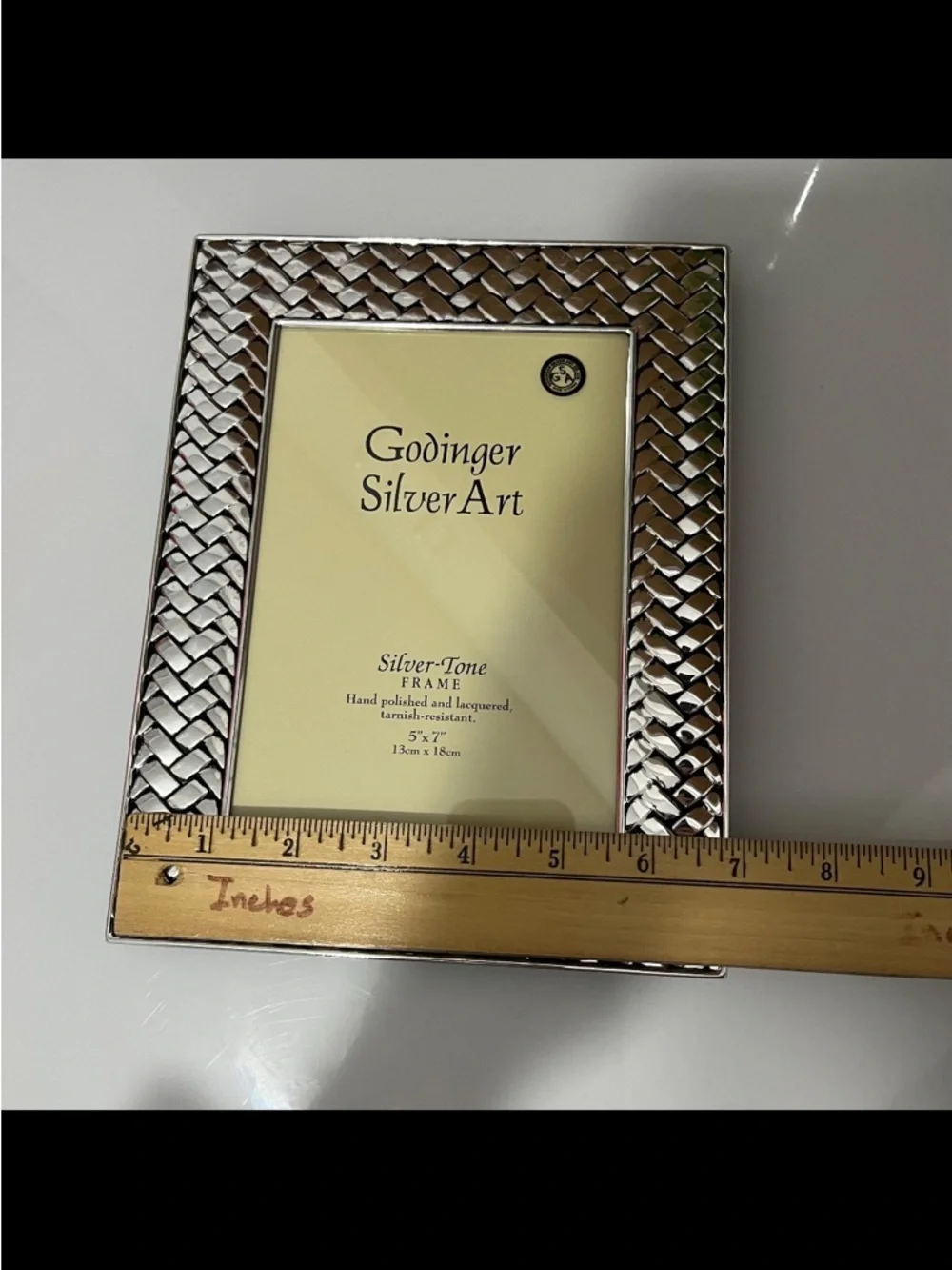 VTG Godinger Silver Art Co Silver-Tone Matching Photo Frame & Album - Set of 2